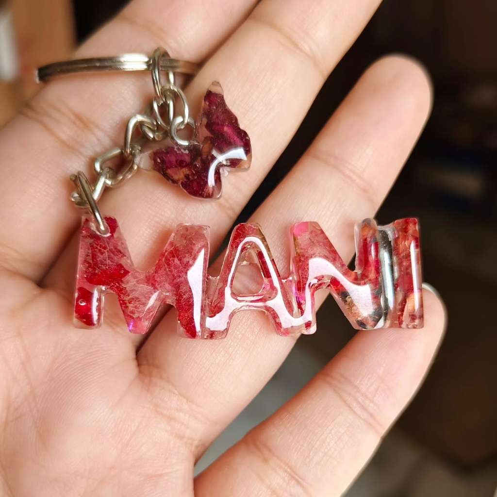 Name Petal Preserve Keyring