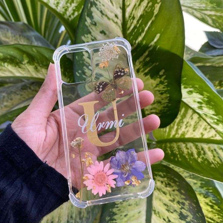 Floral Name Phone Cover