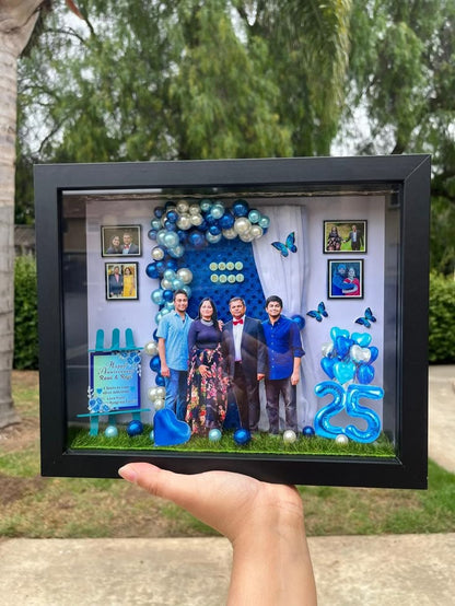 Miniature 3D LED Room Frame