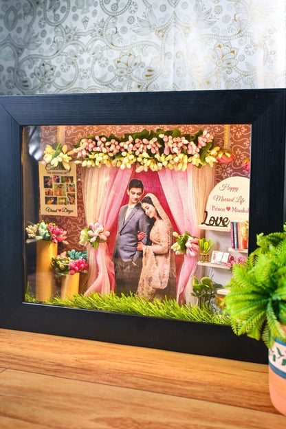 Miniature 3D LED Room Frame