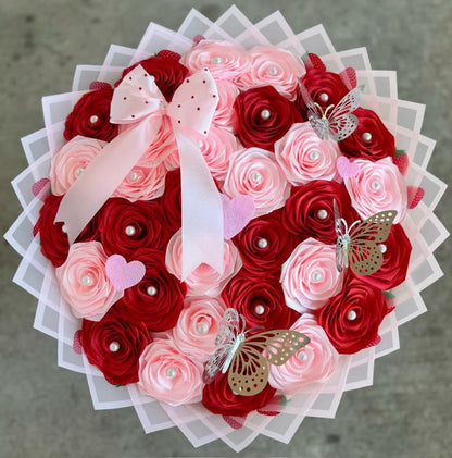 Ribbon Rose Bouquet