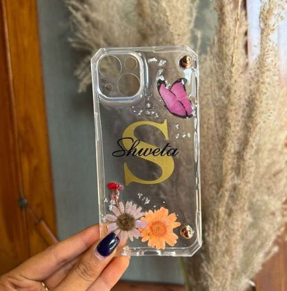 Floral Name Phone Cover