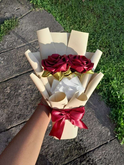 Ribbon Rose Bouquet