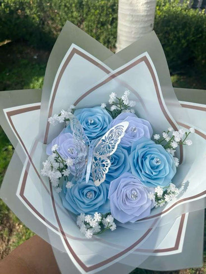 Ribbon Rose Bouquet