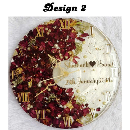 Floral Preservation Clock