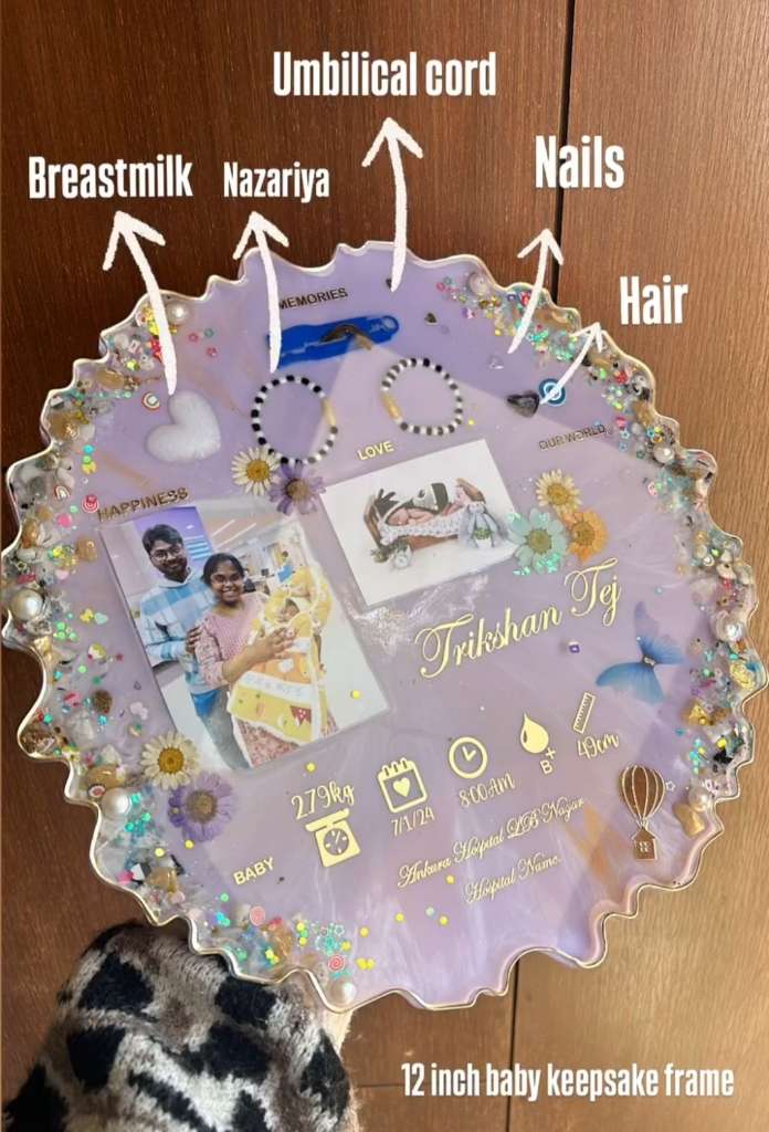 Baby Details  Preservation Frame