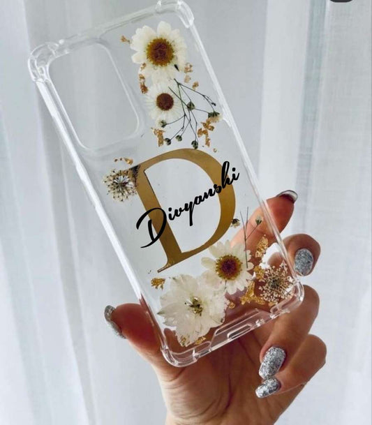 Floral Name Phone Cover