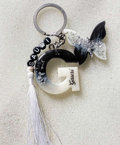Name Tessel Letter Keychain