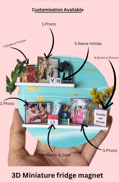 3D Shelf Fridge Magnet