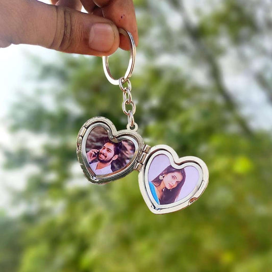 Heart Metal Frame Keychain