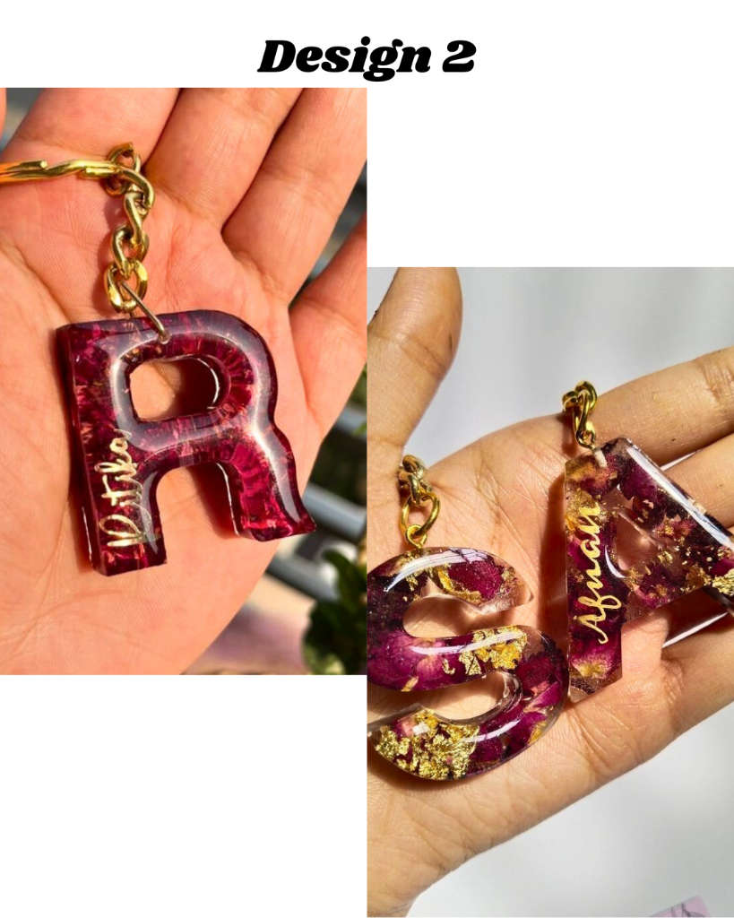 Initial Letter Preservation Keychain