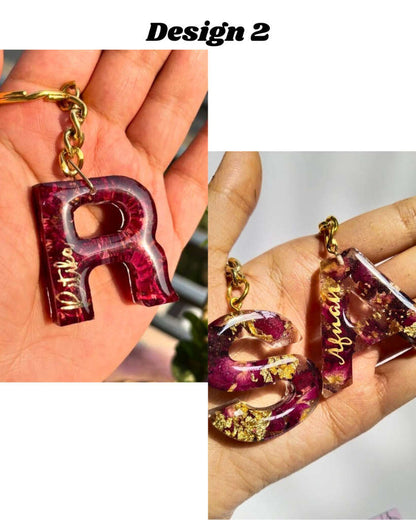 Initial Letter Preservation Keychain