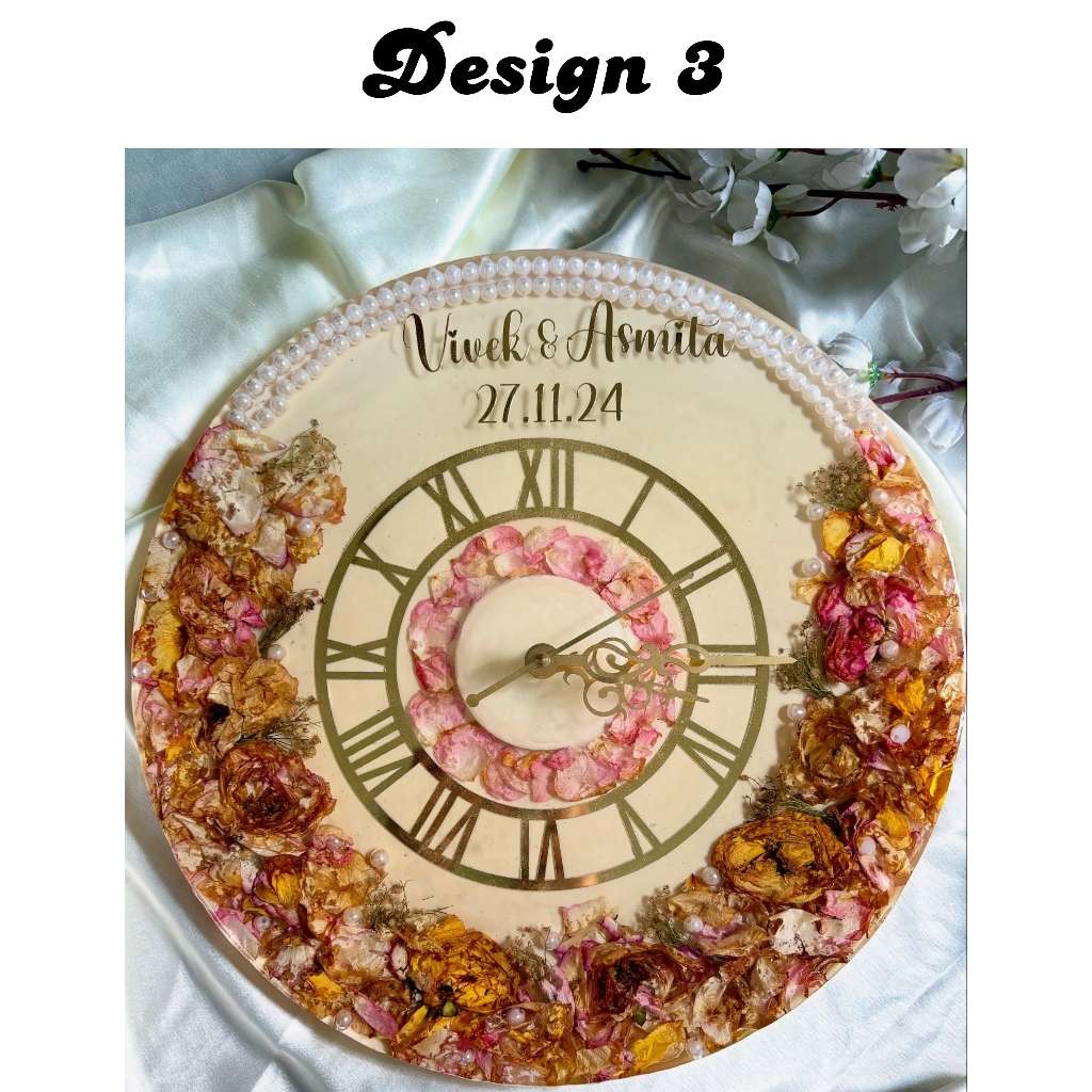 Floral Preservation Clock