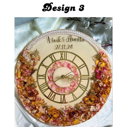 Floral Preservation Clock