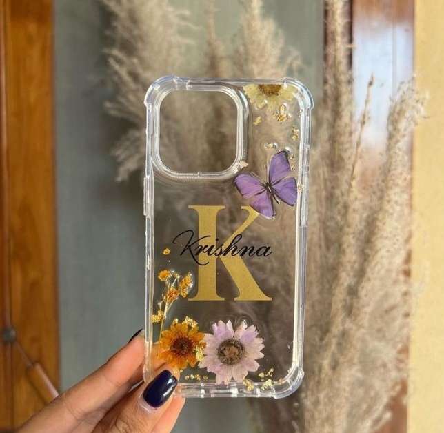 Floral Name Phone Cover