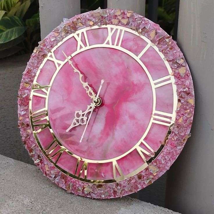 Crystal Studded Clock