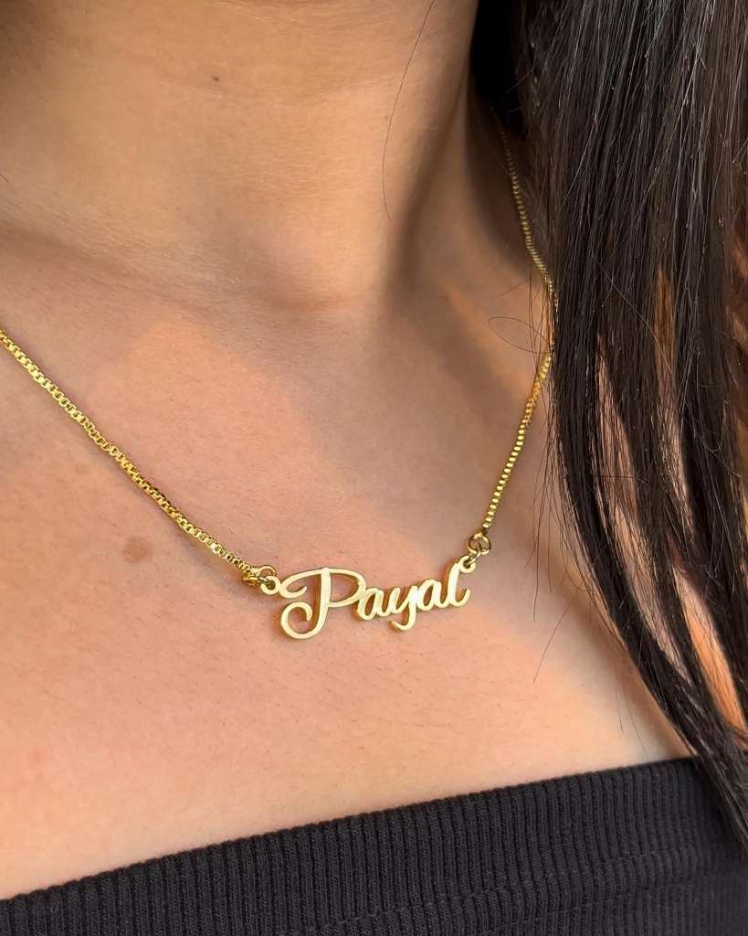 Metal Name Necklace