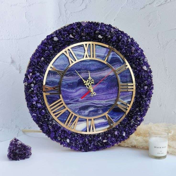 Crystal Studded Clock