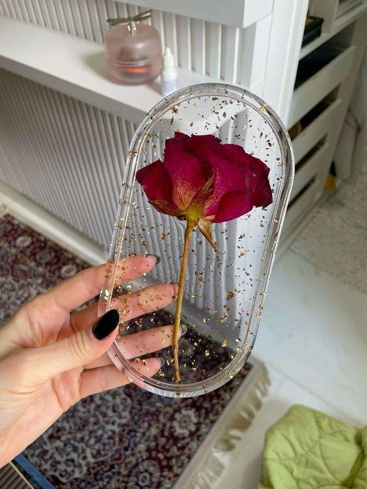 Floral Trinket Tray
