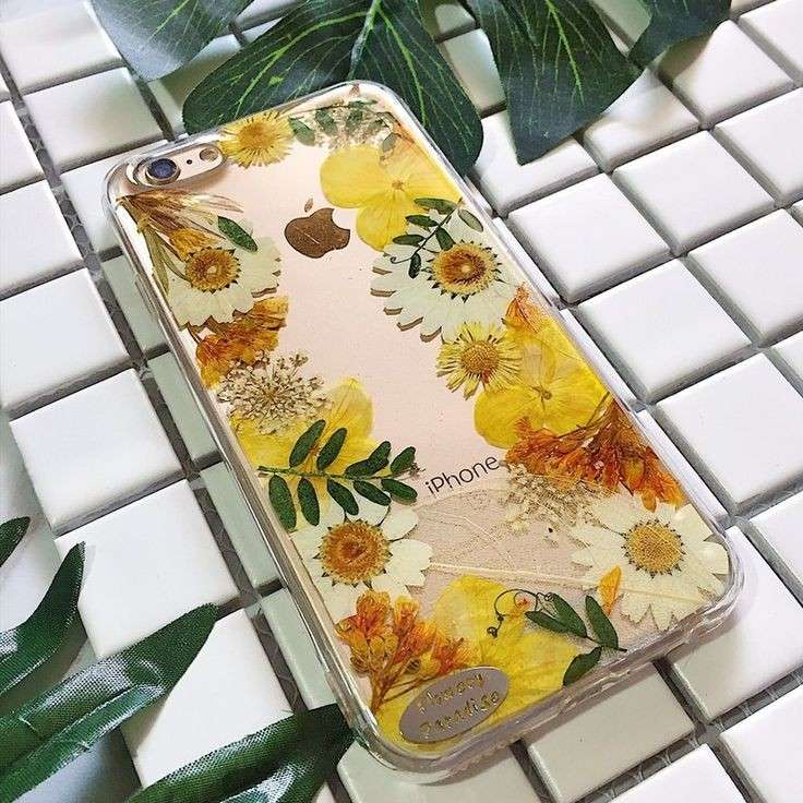 Real Flower Encased Phone cover