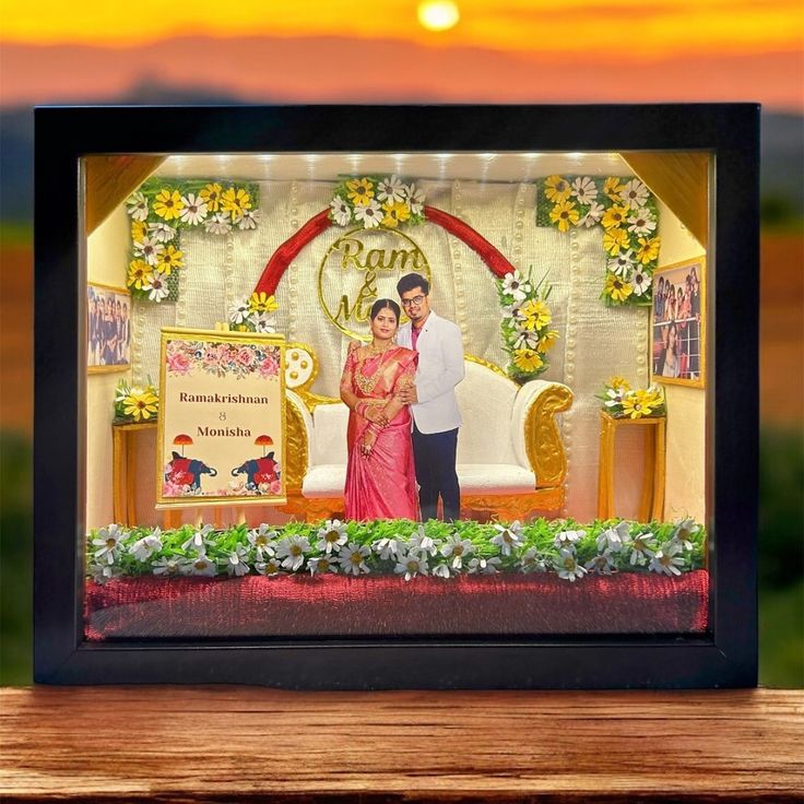 Miniature 3D LED Room Frame