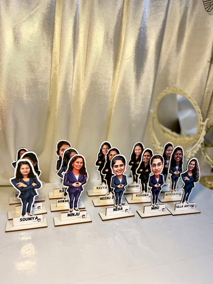 Caricature Photo Trophy Stands