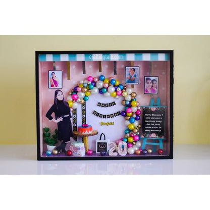 Miniature 3D LED Room Frame