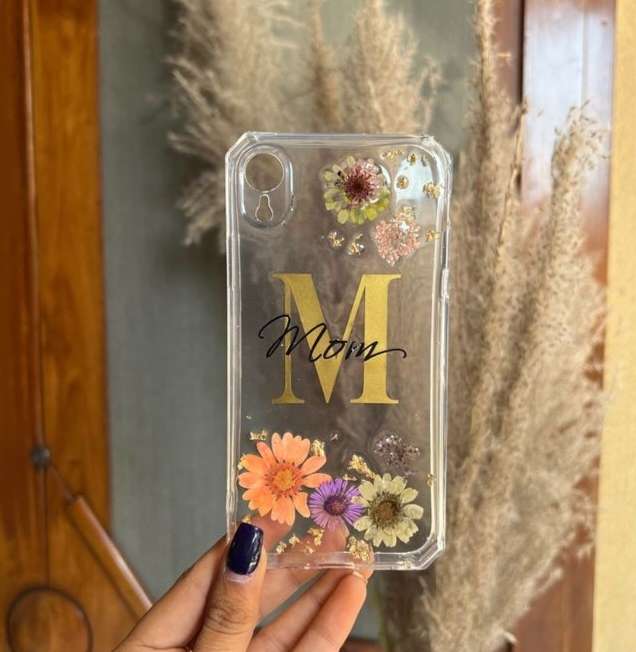 Floral Name Phone Cover