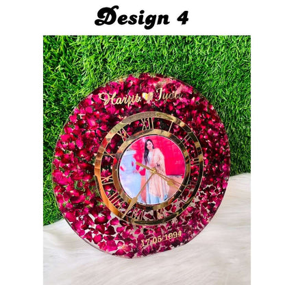 Floral Preservation Clock