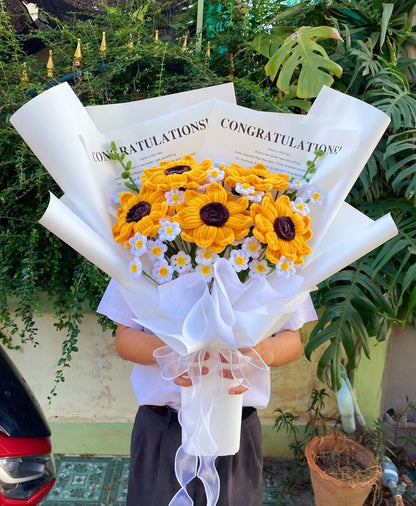 Velvet Sunflower Bouquet