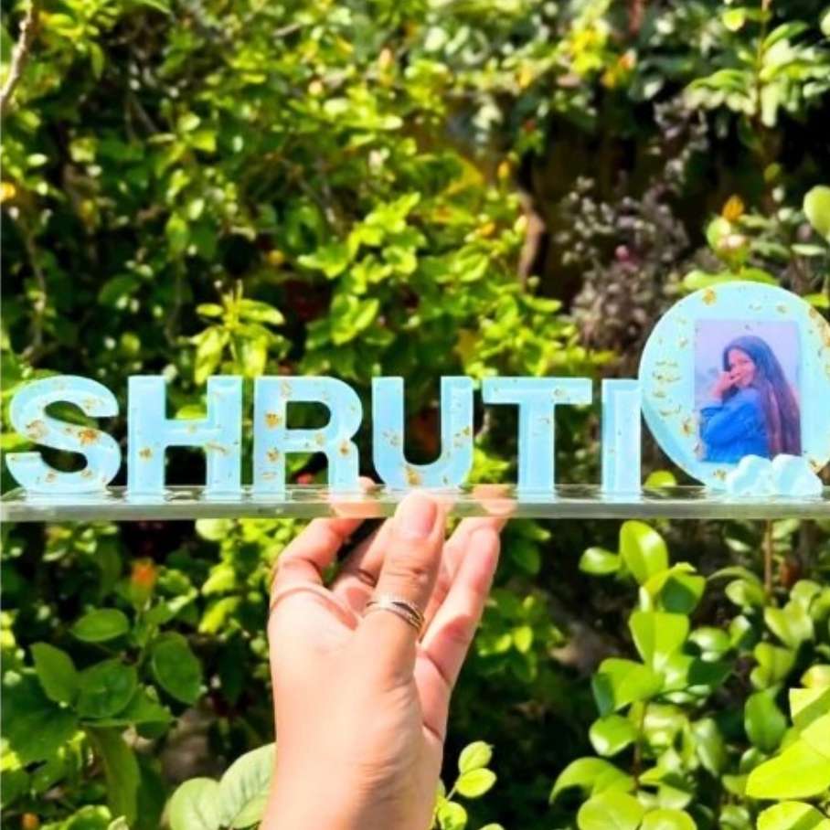 Resin Name Stand