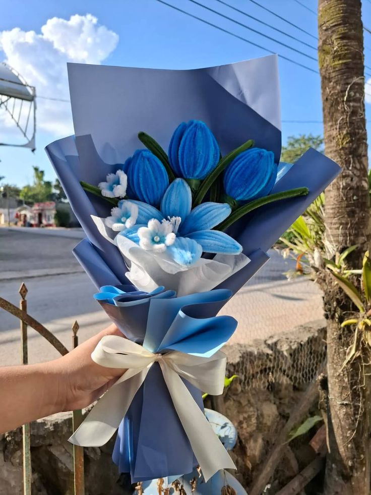 Eternal Lily & Tulips Bouquet