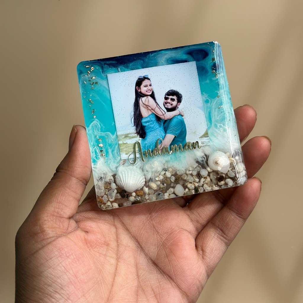Resin Photo Fridge Magnet