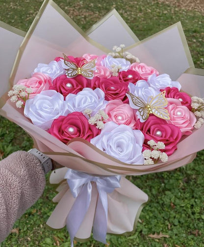 Ribbon Rose Bouquet