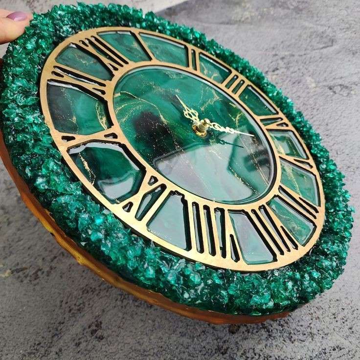 Crystal Studded Clock