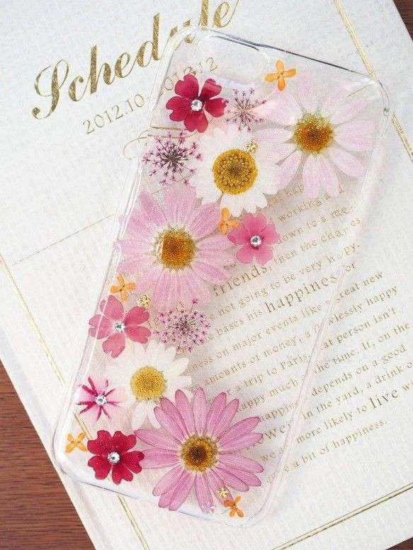 Real Flower Encased Phone cover
