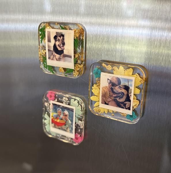 Resin Photo Fridge Magnet