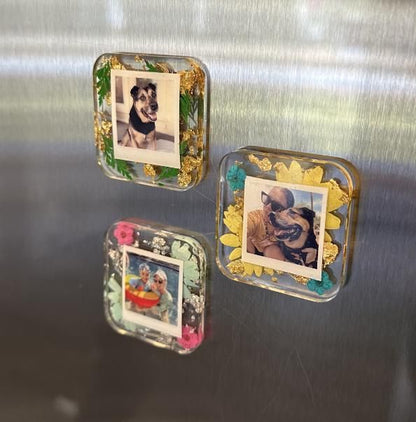 Resin Photo Fridge Magnet