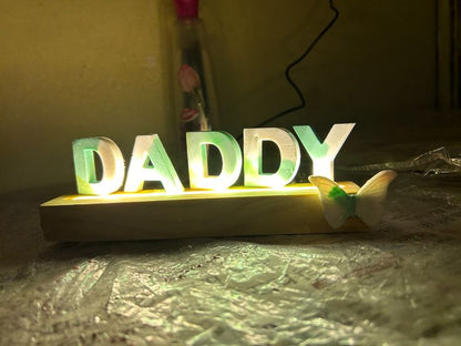 Resin Name Stand