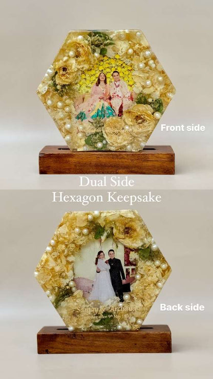 Floral Photo Lamp