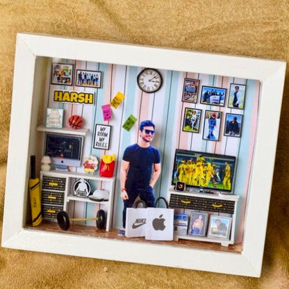 Miniature 3D LED Room Frame