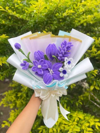 Eternal Lily & Tulips Bouquet