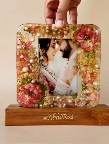 Floral Photo Lamp