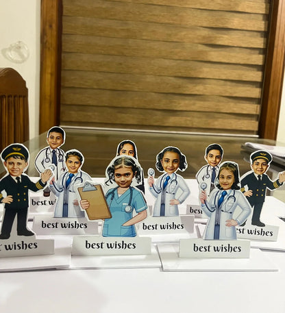 Caricature Photo Trophy Stands
