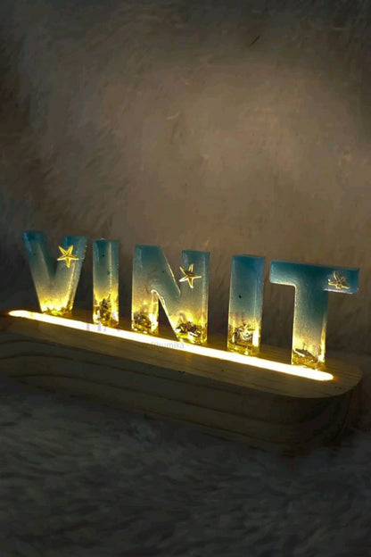 Resin Name Stand
