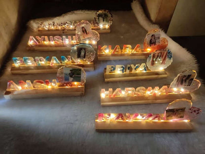 Resin Name Stand