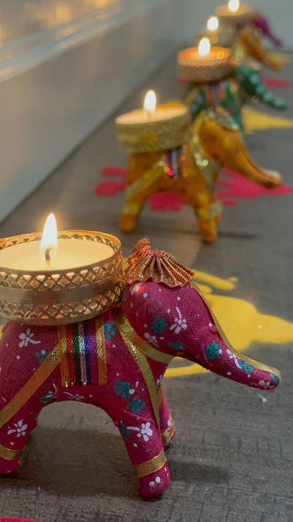 Elephant Tea Light Holders